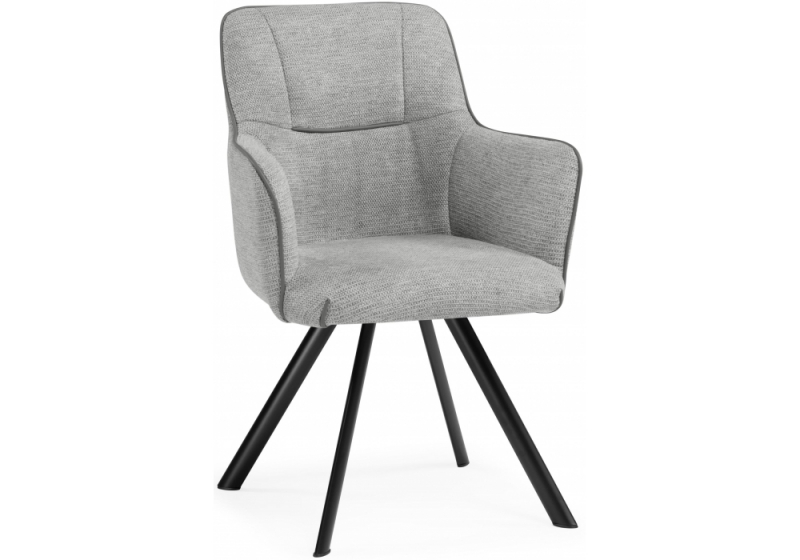 Стул на металлокаркасе Elis gray / dark gray / black (58x62x88). 