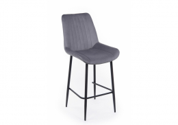 Барный стул Седа темно-серый (zd 995) / черный (49x57x102)