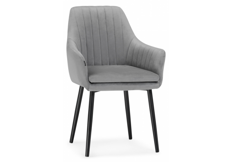 Стул на металлокаркасе на металлокаркасе Райнер MR -11 / черный (57x57x86). 