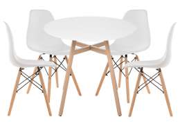 Обеденная группа Гуанора 80 white / wood ()